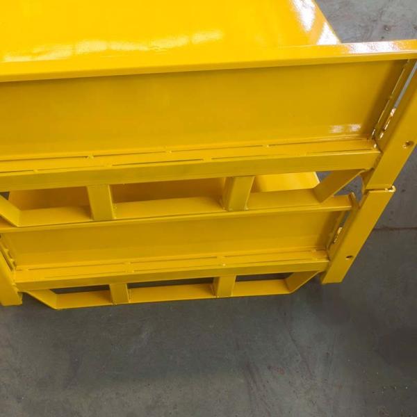 Customizable Heavy Duty Metal Pallet Bins Grid Material Box For Industrial