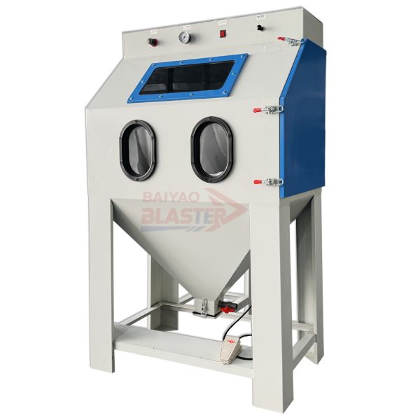 Dust Free Dry Sand Blasting Cabinet industrial CE Certificated