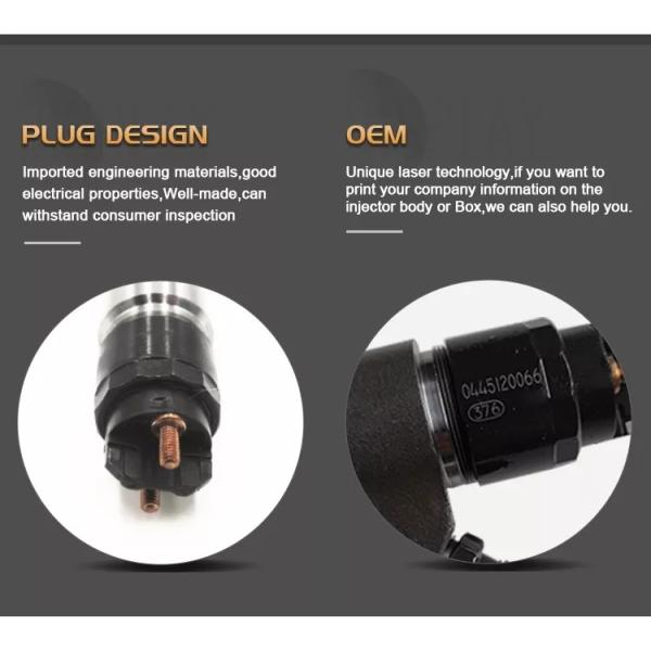 4M50 Diesel Fuel Injector 0445120090 ME227600 ME225190 107755-0341