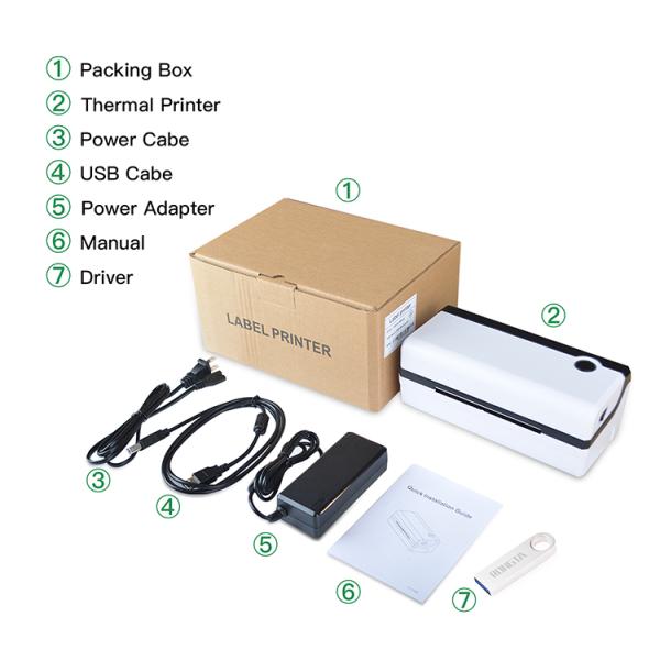 RP420 Thermal Barcode Label Printer High Speed With Automatic Feed