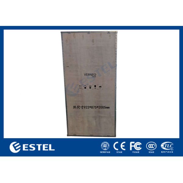 34U Outdoor Telecom Battery Cabinet RAL7035 Galvanized Sheet Custom Solution