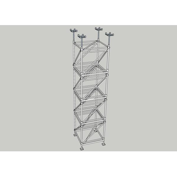 Adjustable & Supportive Steel Framework For Concrete Slab Formwork