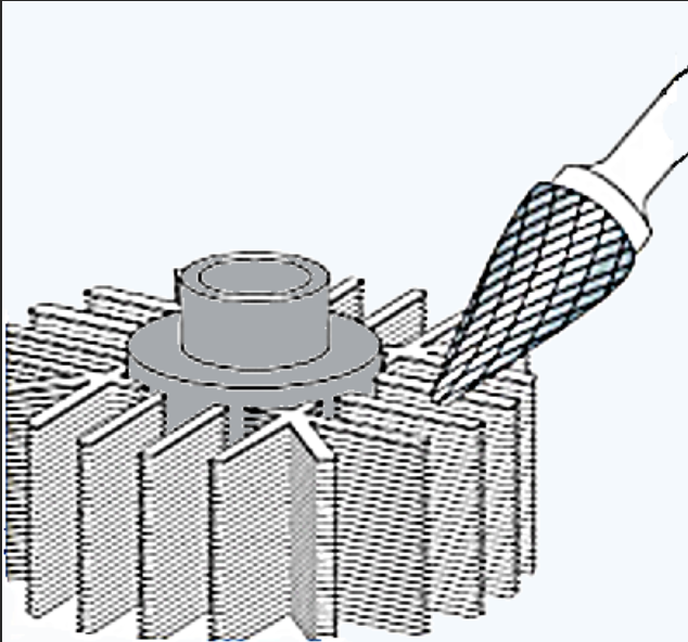 SM-42M DC Low-Temperature Cooling Burr - Heat-Sensitive Material Specialized