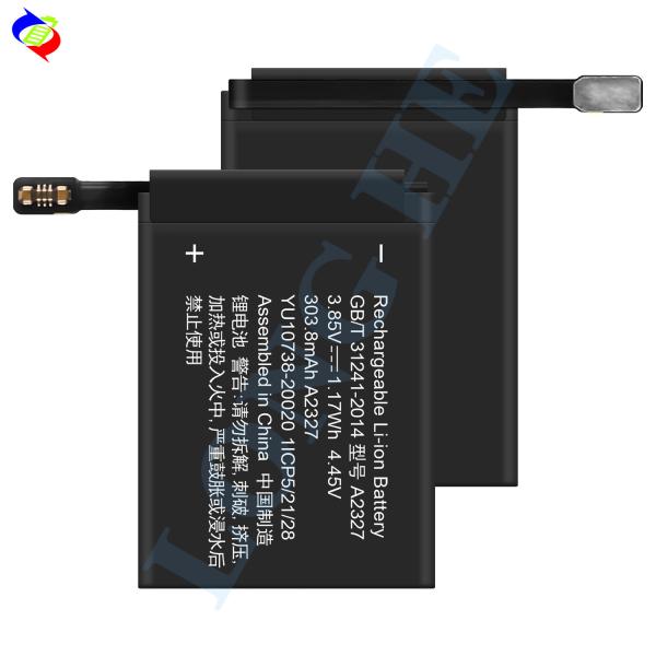 High quality watch battery A2327 for iWatch Series 6 44mm 3.85V 303.8mAh battery