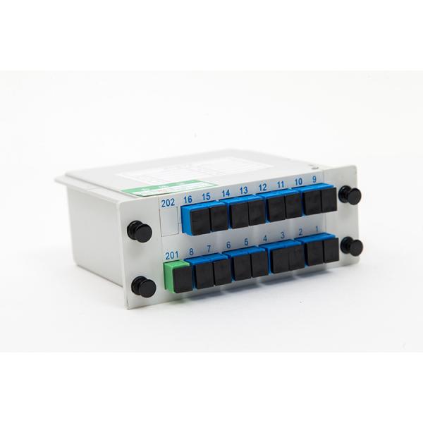16 Core PLC Splitter Cassette Type Universal 1x24 Splitter with FC ST LC SC Connector