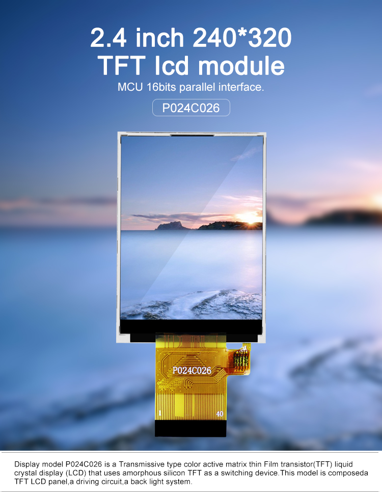 Polcd ST7789V 2,4 дюйма Tft дисплей 12 0'CLOCK 240x320 tft LCD панель экрана