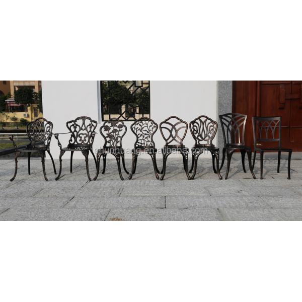 Garden Furniture Plant Bench Outdoor Rest Chair with White Frame and Aluminum Leg