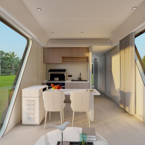 Customizable Portable Capsule Guest House with Bathroom Kitchenette