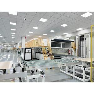 Rollo de extrusión en frío de papel de flauta de hoja de película térmica de prensado en caliente de la línea de producción de módulos solares secos