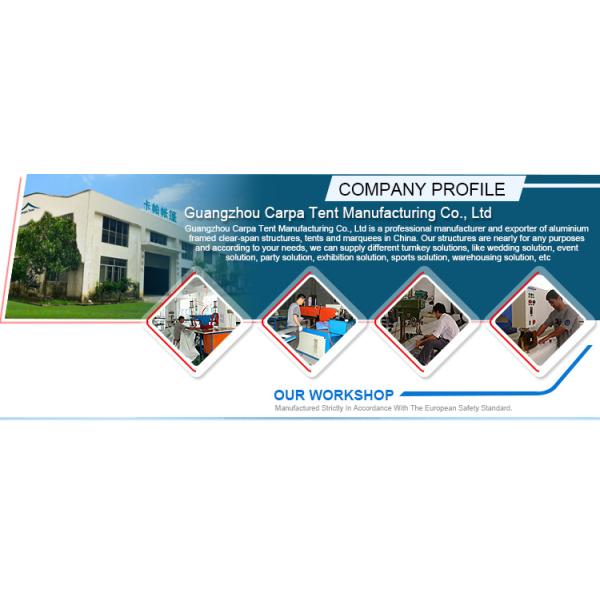 All Weather Industrial Warehouse Tents Waterproof / Fire Retardant