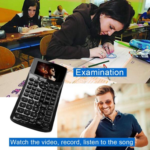 Large LCD Display Dual Power Handheld Desktop Calculator with 900 mAH Battery Capacity