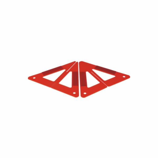 Gpps Hips/Pmma Abs Roadway Sign Safety Kit Breakdown Red Traffic Warning Triangle for Emergency