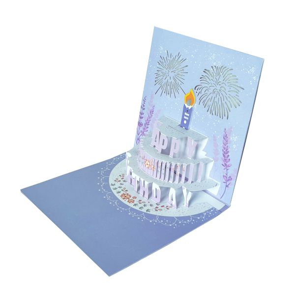 Sturdy Construction to Maintain 3D Shape 3D Greeting Card Offering resolution Digital Printing Ideal for Business Invitations Greetings and Celebrations