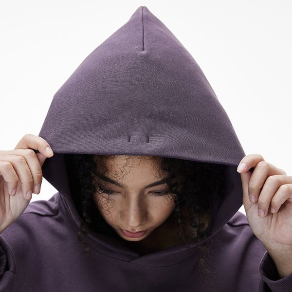 Boxy Cropped Hoodie, 380G Loose Fit Men’s Long Sleeve Hooded Sweatshirt with Pockets | OEM & ODM Supported, Custom Logo, Fabric & Color Available