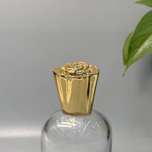 Enhance Your Fragrance Presentation with Our Zinc Alloy Metal Perfume Caps Customizable Design and Durable Material