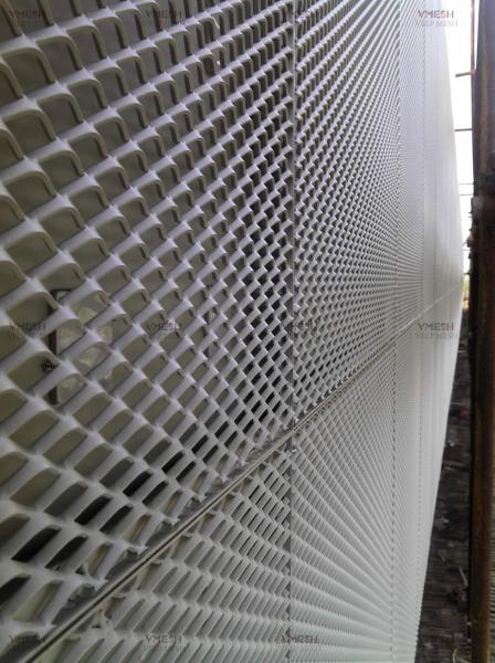 Powder Coated Aluminum Expanded Metal Mesh for Wall Decoration