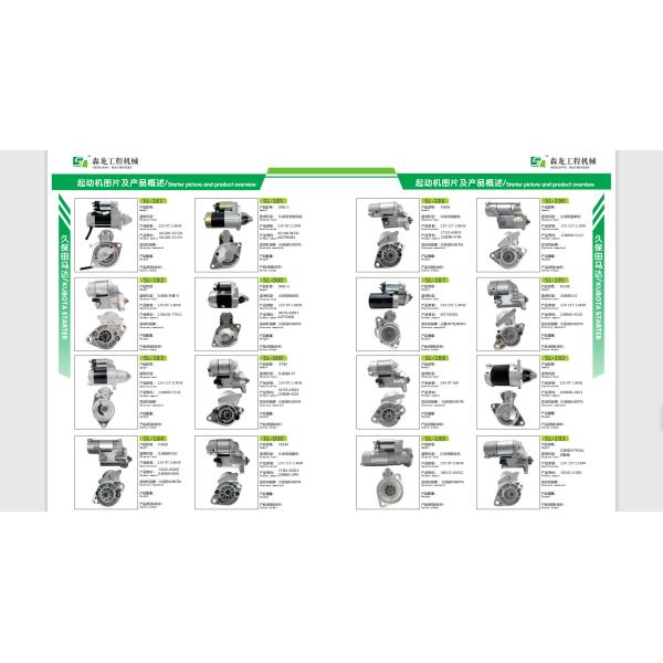 10479253 8200812 8201092 2906527 3639839 мотор картера 24В 13Т 7.5КВ