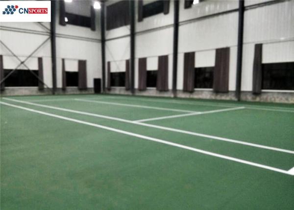 2.1mpa CN-S02 Silicon PU Tennis Flooring and High Rebound and Waterproof