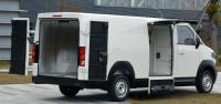 El cargo eléctrico Van Vehicle del transporte de la caja los 5m se extiende de largo los 305km cuatro puertas