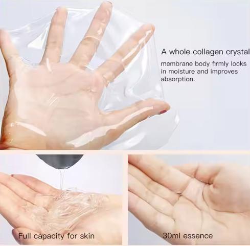 Private Label Korean Bio Deep Collagen Crystal Jelly Clear Beauty Face Masking Sheet Korea Face Facial Masks Skin Care