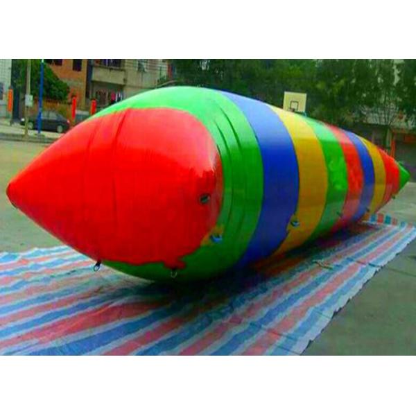 Crazy Giant Inflatable Water Toys / Lake Water Blob Trampoline for Adults