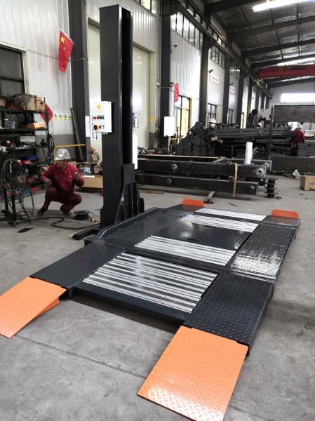 1 Post Car Lift for Home Garage with Hydraulic and Chain Drive