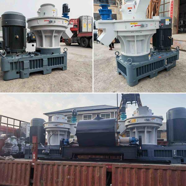 Vertical Sawdust Wood Pellet Maker Ring Die Biofuel Pellet Machine Easy Operation