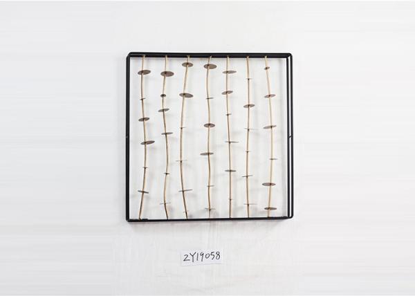 Large Luxury Black Frame Handcrafted Metal Wall Art Decor