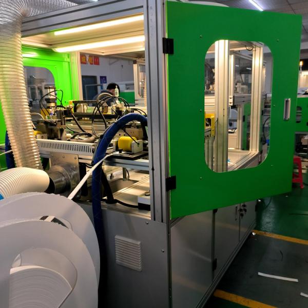 Automatic edging Car Filter Making Machine With Scraping Height 10-50mm Capacity 10S/Pcs