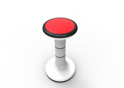 Taburete plástico rojo de Tam Tam del ahorro de espacio, taburete decorativo del estallido de Tam Tam de la guardería