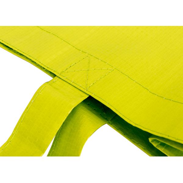 Shopping Printed Bopp PP Woven Shopping Bags High Strength Impact Resistance