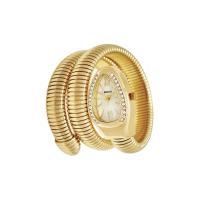 Une montre de luxe créative de haute qualité avec boîtier doré en alliage