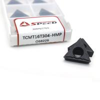 Inserção de gerencio do tungstênio afiado, inserções de gerencio TCMT16T304 do torno para o corte do CNC