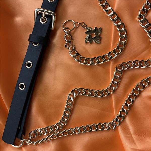 Nickle Free Womens Trendy Belts Multilayer 42 Inches Length