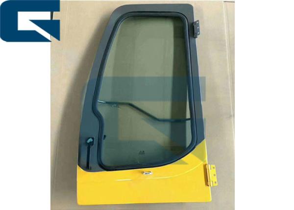 Instalação de portas de cabine para escavadeira EC55B EC55D com vidro e porta