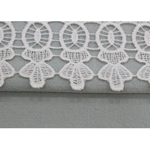 Винтажная белая флористическая отделка шнурка Венеции для одежды/широко Бридал ткани шнурка свадьбы