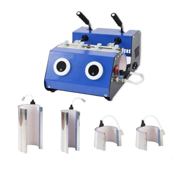 Azul 4 en 1 máquina de prensa térmica de tazas para 11oz 15oz 20oz 30oz Impresión de fotos