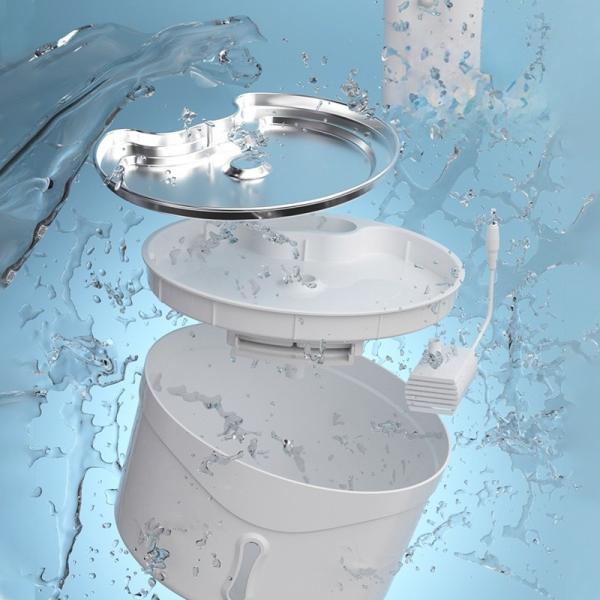 Control de olores recipiente de cerámica fuente de agua de grado alimenticio alimentador automático de agua para mascotas
