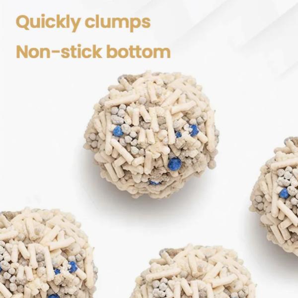 100% Eco-Friendly Tofu and Bentonite Mixed Cat Litter Odor Control and Easy Clean