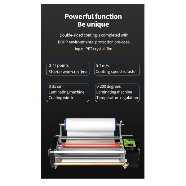 KECAI 2025 UV Film Sticker Roll to Roll Cold 30cm Laminating Machine A3 Size Format Full Automatic Laminator
