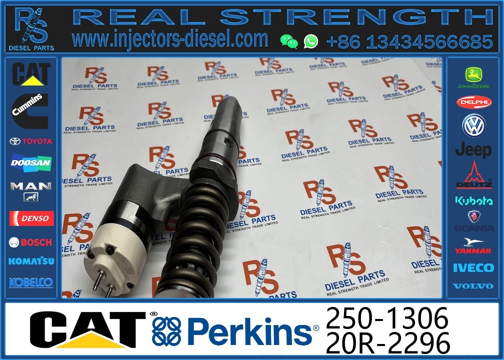Caterpillar original Hot-selling New Diesel Injector 250-1306 (Common Rail) Iron Material General Fit 1 Year Warranty Made in Jiangsu China original new injector