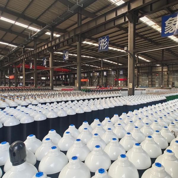 47L Oxygen/Argon Gas Cylinders Size 1L~52L Storage Tank China Supplier