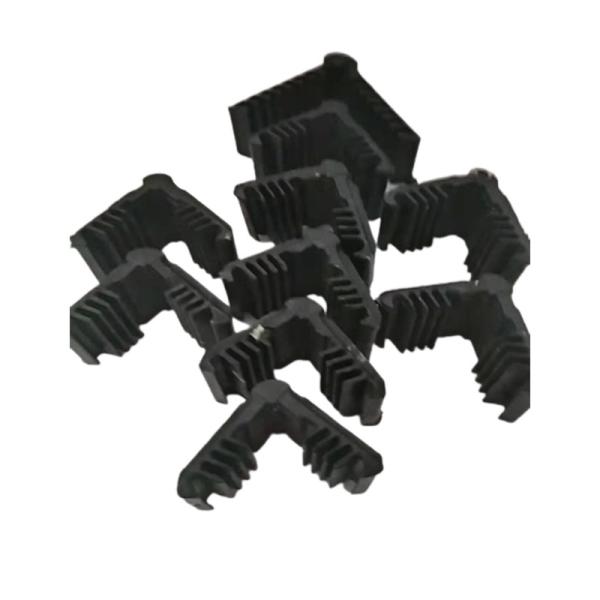 Conveniently Sized Plastic Corner Key for Aluminum Spacer Joints in Doors and Windows