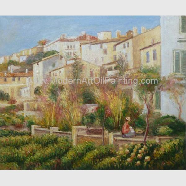 Custom Pierre Auguste Renoir Oil Paintings Reproduction Terrace at Cagnes