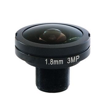 1/1.8 1.8mm 3Megapixel M12x0.5 mount 185degree Fisheye Lens for 1/1.8 1/2.7 1/3.6 sensors