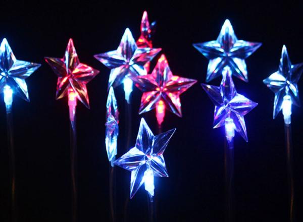 LED Pentacle Lights Outdoor Low Pressure Waterproof Star Lawn Decoration Landscape Lamp