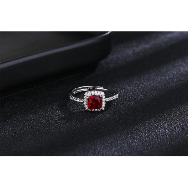 AAA CZs Sterling Silver Diamond Engagement Rings For Women