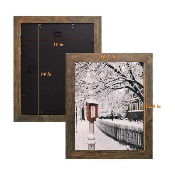 Shabby Chic Wooden Photo Frame Sets with Customized Rustic Wall Art Decoration