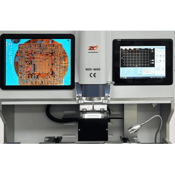 220V Fully Automatic BGA Rework Station with 12000W Power 580KG Weight and ±0.01mm SMT Precision for Large Circuit Boards
