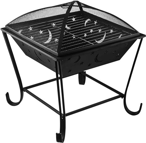 Solid Steel Wood Cannon Charcoal Burning Fire Pit 60.96cm X 60.96cm